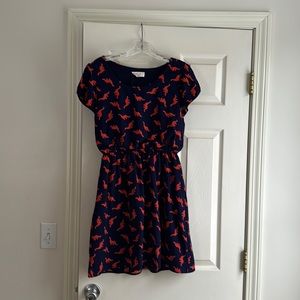 ModCloth Dinosaur Print Mini Dress Size M